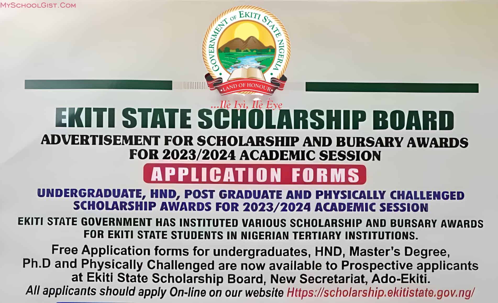 Ekiti State Scholarship Board